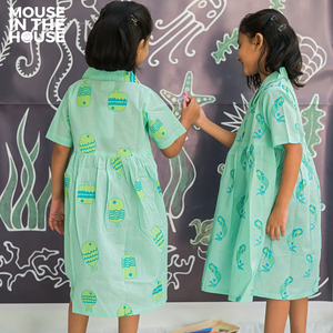 Adella The Mermaid - Cotton Dress