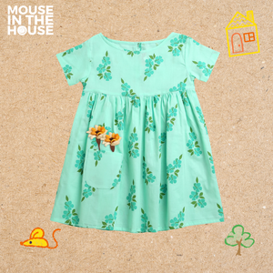 Lane of Happiness (Blue)- Cotton Frock