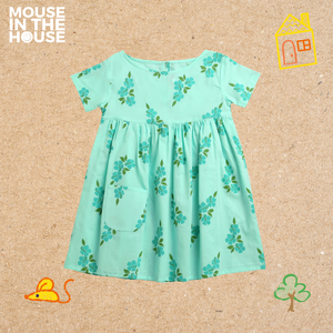 Lane of Happiness (Blue)- Cotton Frock