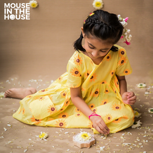 Lane of Dreams (Yellow)- Cotton Dress