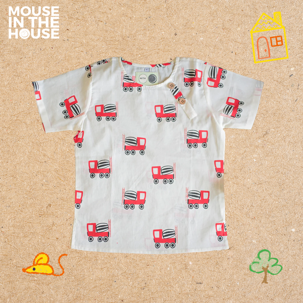 Whirly Cement Mixer Unisex Kurta