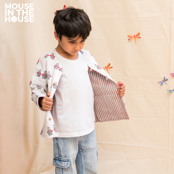 A Stary Penguin- Reversible Jacket