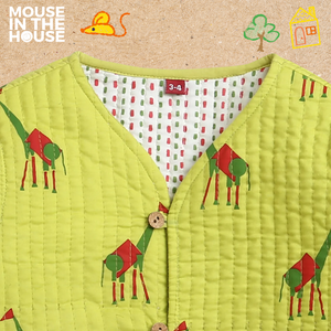 Green Triangle- Reversible Jacket