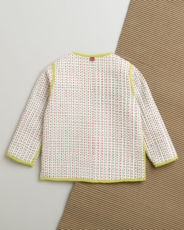 Green Triangle- Reversible Jacket