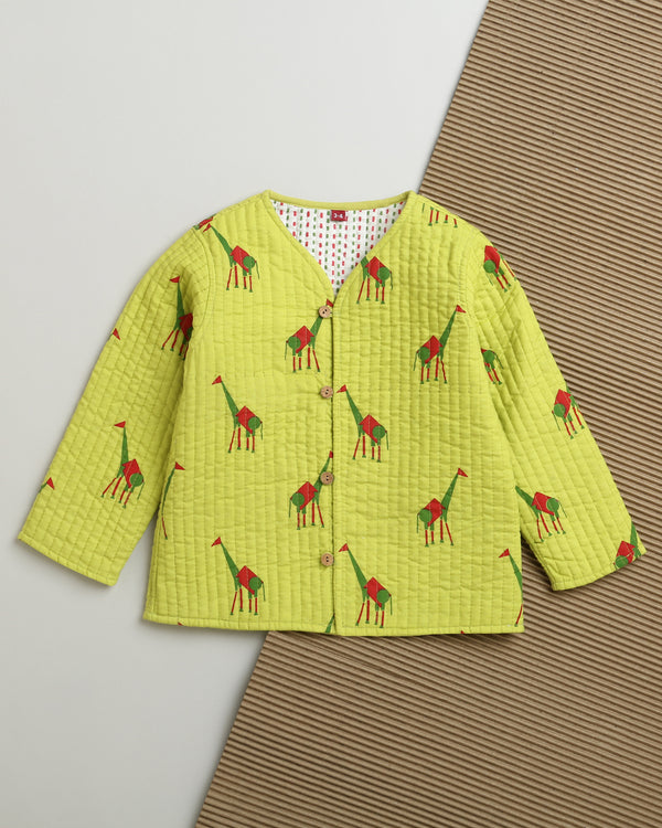 Green Triangle- Reversible Jacket