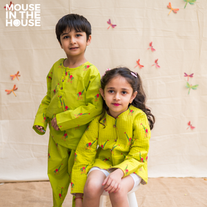 Green Triangle- Reversible Jacket