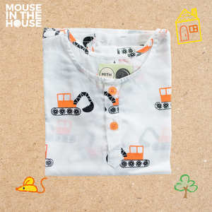 Mighty Bulldozer- Unisex Nightdress