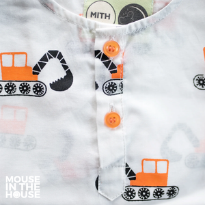 Mighty Bulldozer- Unisex Nightdress