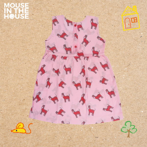 ZEBRA- Cotton Dress