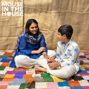Rupa The Elephant (White)- Ethnic Wear Boys