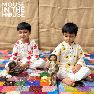 Lane of Dreams (Cream)- Ethnic Wear boys