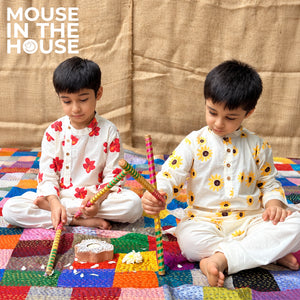 Lane of Dreams (Cream)- Ethnic Wear boys