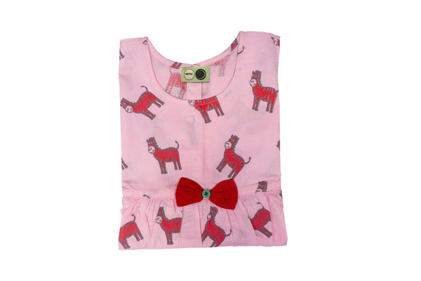 ZEBRA- Cotton Dress