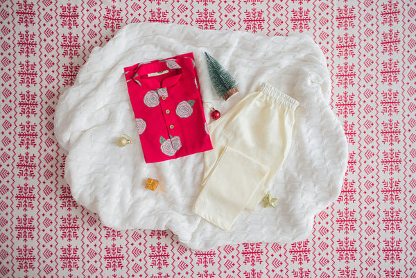 Blooming Red- Ethnic Wear Boys