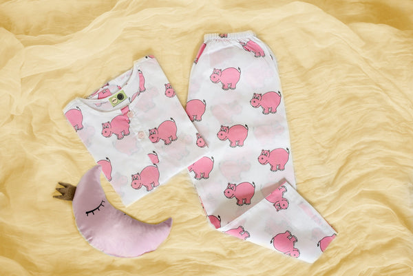 The Cheerful Hippo pink