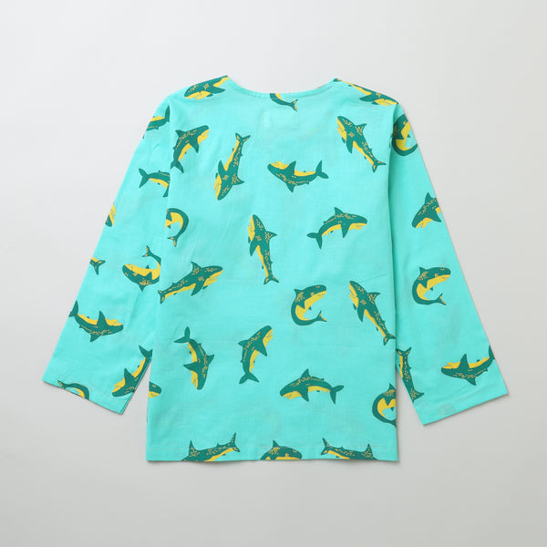 Giant Shark- Unisex Nightdress