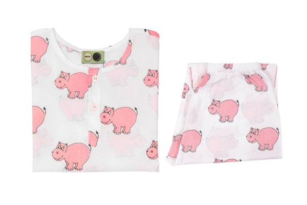 The Cheerful Hippo pink